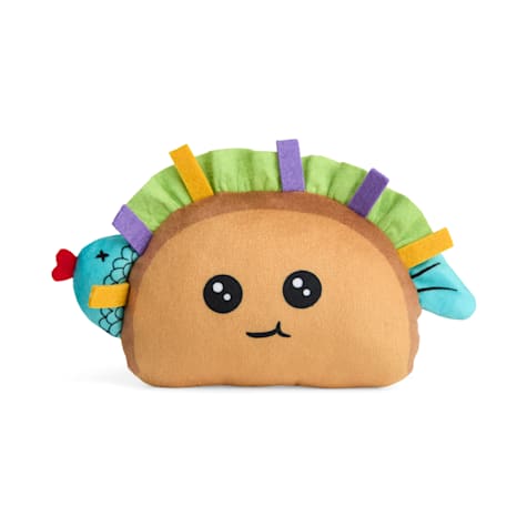 Petco Fish Taco Plush Dog Toy
