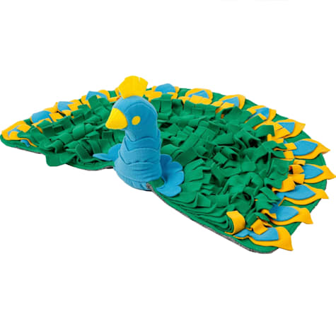 Injoya Peacock Snuffle Mat for Dogs