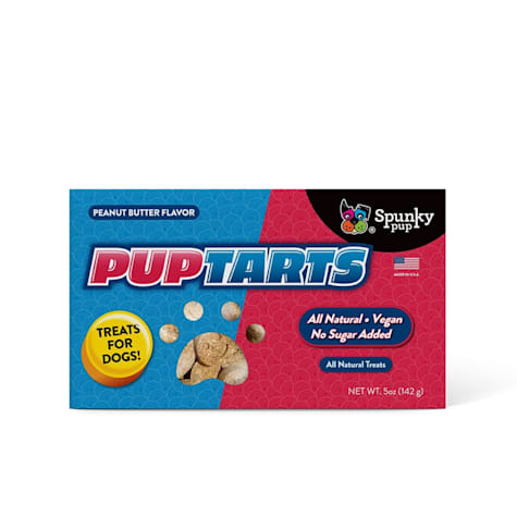 Spunky Pup PupTarts Peanut Butter Crunchy Biscuit Treats for Dogs