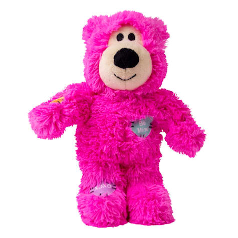 KONG Pink Valentines Wild Knots Bear Dog Toy