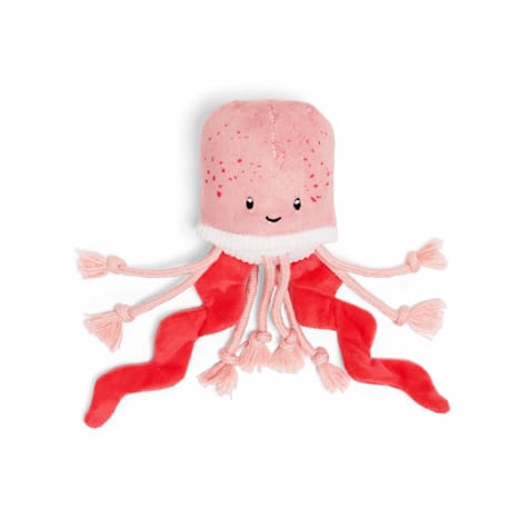 Started As A Bottle Jellyfish Plush Dog Toy