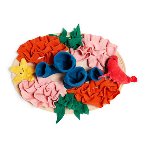 Started As A Bottle Snuffle Ocean Dog Toy