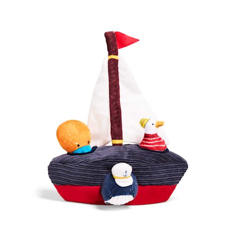 Started As A Bottle Burrow Sailboat Dog Toy