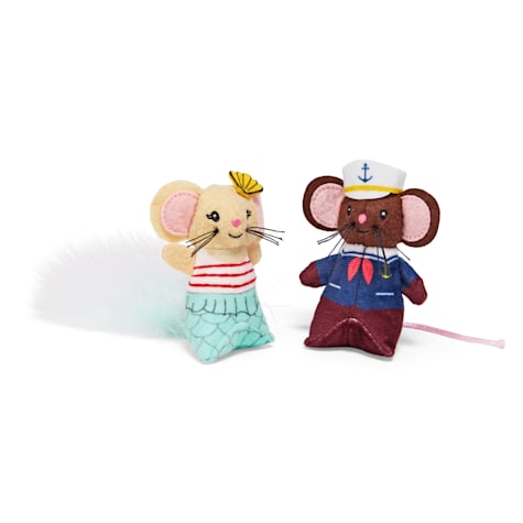 Started As A Bottle Captain and Mermaid Mice Cat Toy