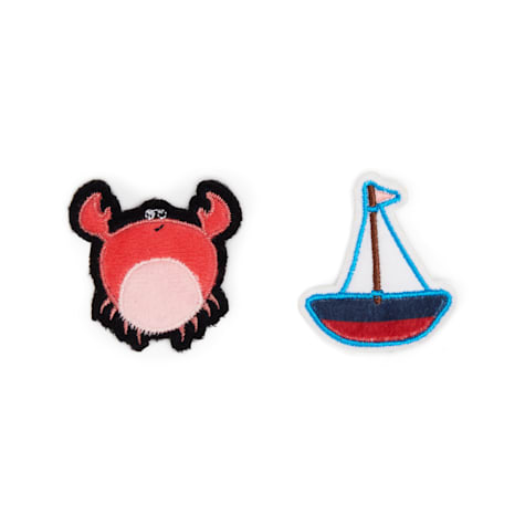 Started As A Bottle Nautical Dog Collar Patches