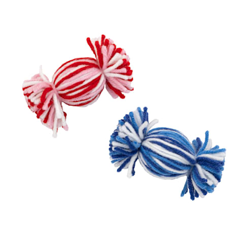 Draper James Bon Bon Yarn Rattle Cat Toy Set