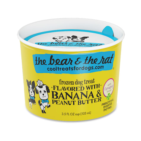 The Bear & The Rat Banana & Peanut Butter Dog Ice Cream Treat
