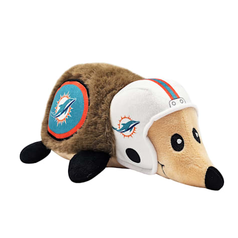 Pets First NFL Miami Dolphins Hedgehog Dog Toy