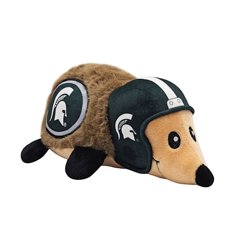 Pets First NCAA Michigan State Hedgehog Dog Toy