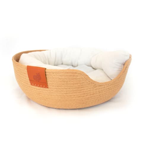 Friends of Normie Wicker Cat Bed