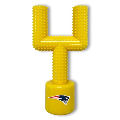 Pets First NFL New England Patriots Goal Chew Dog Toy