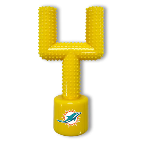 Pets First NFL Miami Dolphins Goal Chew Dog Toy