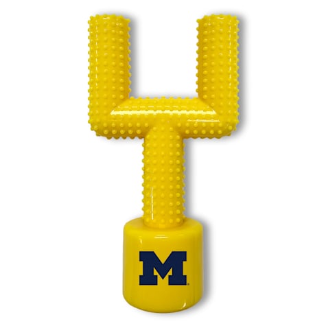 Pets First NCAA Michigan Goal Chew Dog Toy