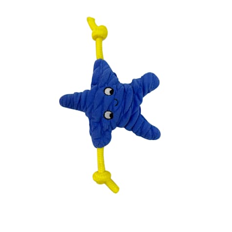 Bark-A-Boo Blue Starfish Rope Dog Toy