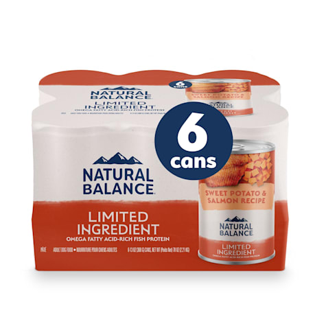 Natural Balance Limited Ingredient Adult Grain-Free Sweet Potato & Salmon Recipe Canned Wet Dog Food