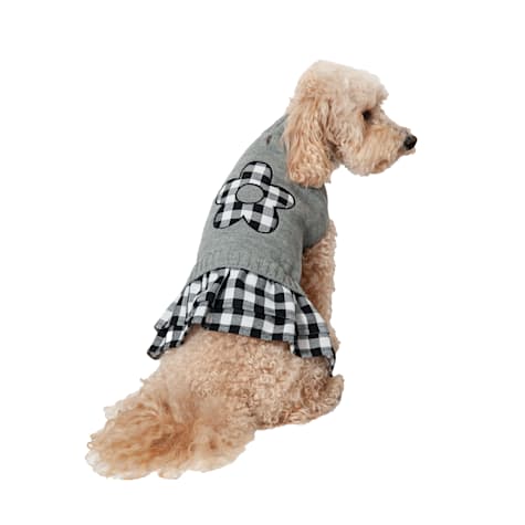 Pet Posse Floral Sweater Dress for Dogs