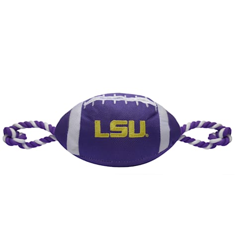 Pets First LSU Football Rope Dog Toy