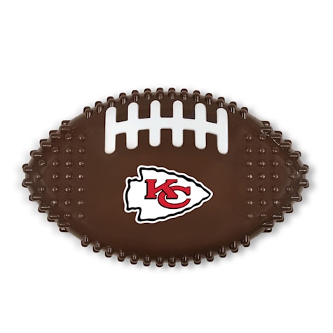 Pets First Kansas City Chiefs Football Mega Chew Dog Toy