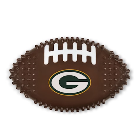 Pets First Green Bay Packers Football Mega Chew Dog Toy