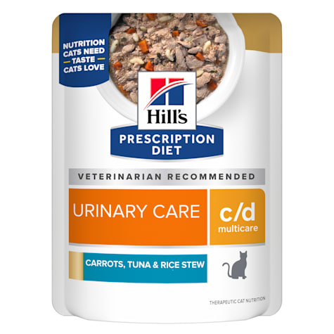 Hill's Prescription Diet c/d Multicare Feline Vegetable, Tuna & Rice Stew Wet Cat Food