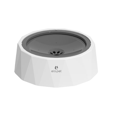 ELS Pet Diamond-shaped Floating Water Bowl for Dogs with Advanced Features for Clean and Tidy Hydration