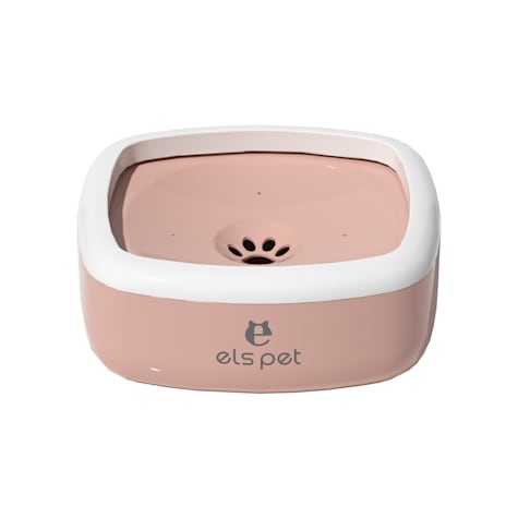 ELS Pet Sugar-shaped Floating Water Bowl for Dogs with Advanced Features for Clean and Tidy Hydration