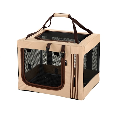 Richell Foldable Travel 3-Way Pet Crate