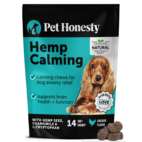 Pet Honesty Hemp Calming Soft Chews for Dogs