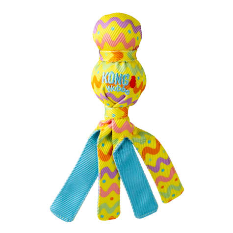 KONG Spring Wubba Egg Assorted Dog Toy