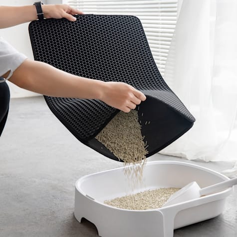 HANAMYA Honeycomb Double Layer Cat Litter Trapper Mat