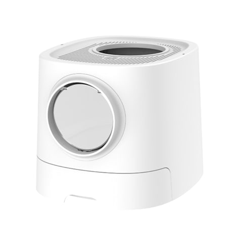 HANAMYA Extra Large Cat Litter Box with Scoop, Front Entry and Top Exit