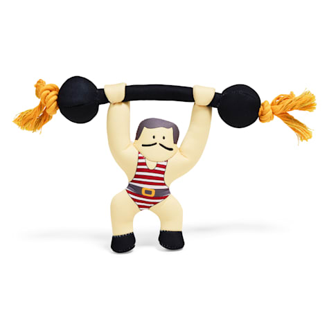 Leaps & Bounds Strong Man Floating Plush Dog Toy