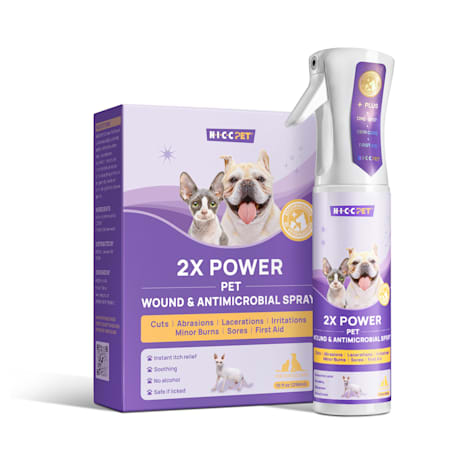 HICC Pet 2X Power Pet Wound & Antimicrobial Spray