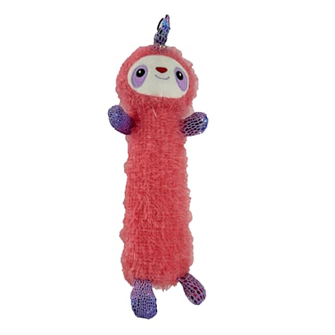 Bark-A-Boo Cuticorn Squeaker Bottle Sloth Dog Toy