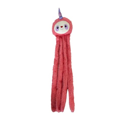 Bark-A-Boo Cuticorn Sloth Long Dog Toy