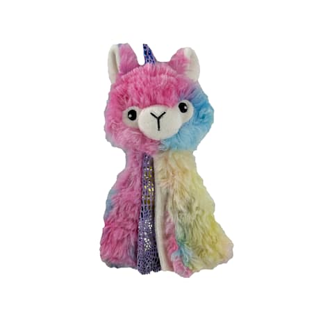 Bark-A-Boo Cuticorn Llama Crinkle Dog Toy