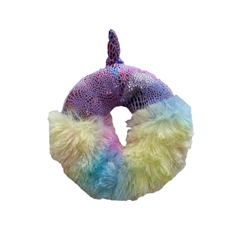 Bark-A-Boo Cuticorn Squeaker Ring Dog Toy