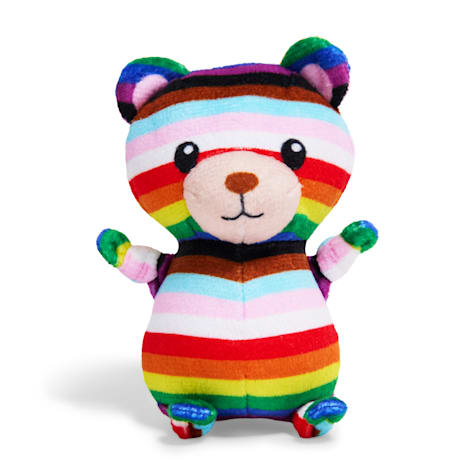 YOULY Pride Bear Plush Dog Toy