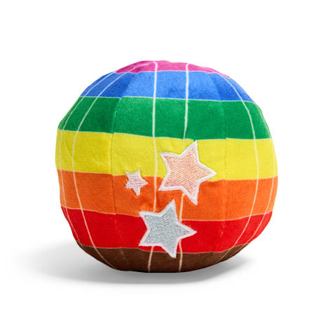YOULY Pride Disco Ball Plush Dog Toy