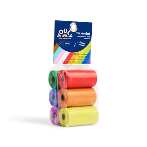 YOULY Pride Rainbow Waste Bags for Dogs