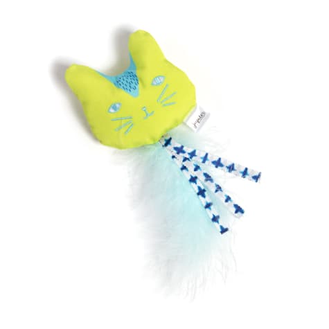 Jupiter Green Floating Feline Feather Cat Toy