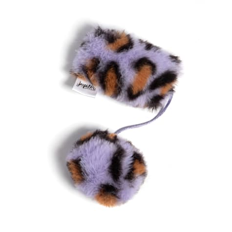 Jupiter Purple Cheetah Print Pounce Cat Toy