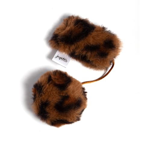Jupiter Brown Cheetah Print Pounce Cat Toy