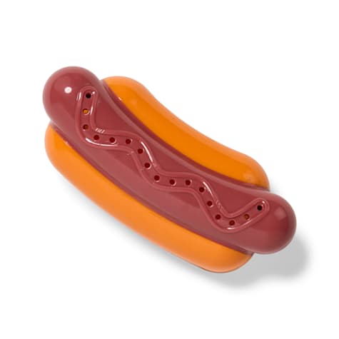 Leaps & Bounds Hot Dog Fill-N-Freeze Dog Toy