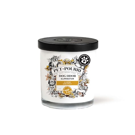 Pet-Pourri Canine Coconut Vanilla Sandalwood Cat Odor Eliminator Candle
