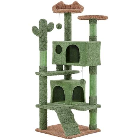 Topeakmart Cactus Tree Condo with Perch and Platform for Cats and Kittens
