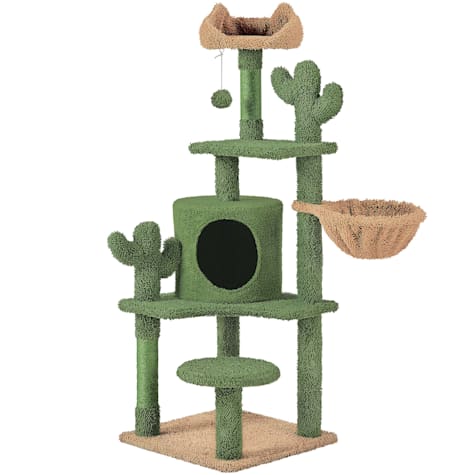 Topeakmart Cactus Tree Condo with Padded Perch for Cats and Kittens