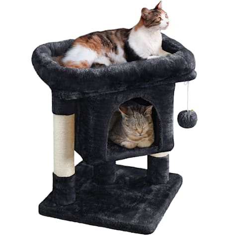 Topeakmart Small Tree Condo with Plush Perch for Kittens