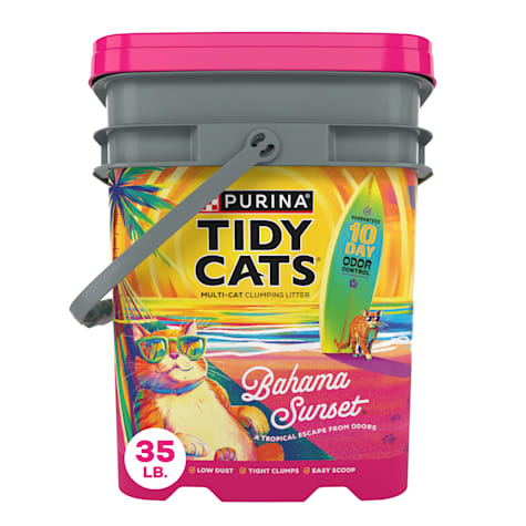 Purina Tidy Cats Bahama Sunset Scented Clumping Low Dust Odor Control Formula Multi Cat Litter