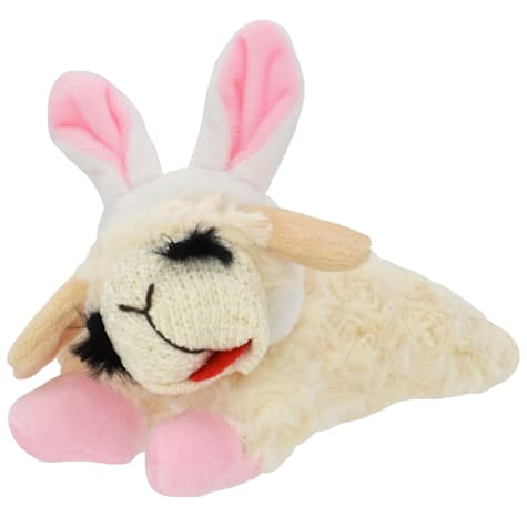 Multipet International Lamb Chop with Bunny Ears Dog Toy